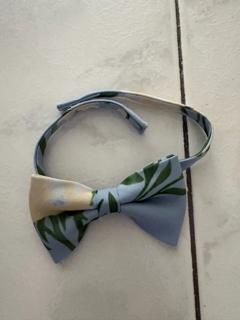Revelry Kids Chiffon Floral Print Bowtie